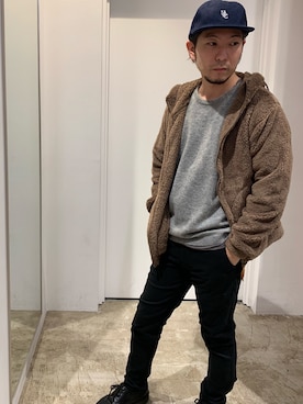 「SEVENDAYS=SUNDAY（セブンデイズサンデイ）のアイテム（帽子）」を使った、ナカムさん（メンズ・164cm）の秋コーディネート