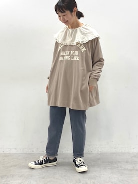 staff Eさんのコーディネート