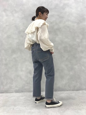 staff Eさんのコーディネート