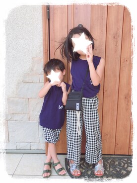 rara*さん（キッズ・120cm）の夏コーディネート