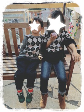 rara*さん（キッズ・120cm）の秋コーディネート