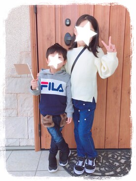 rara*さん(キッズ・120cm)の冬コーディネート