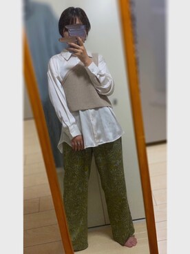 「JEANASIS（ジーナシス）のアイテム（その他トップス）」を使った、ERIKAさん（レディース・156cm）の夏コーディネート