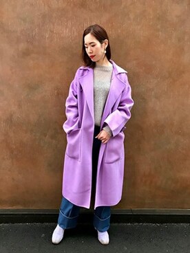 ETSUKOさん（レディース・170cm）の冬コーディネート