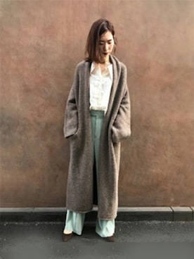 ETSUKOさん（レディース・170cm）の冬コーディネート