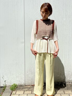 saitoさん（レディース・153cm）の春コーディネート