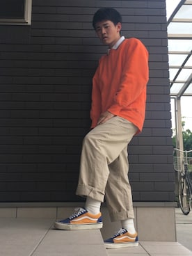 「オースク」｜のぶさん（メンズ・175cm）の春コーディネート