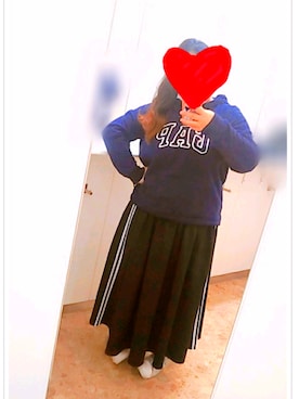 まぁさん。さん（レディース・151cm）の冬コーディネート