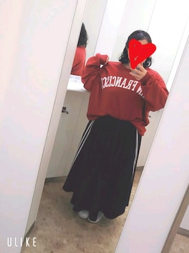 「夢展望（ユメテンボウ）のアイテム（スウェット）」を使った、まぁさん。さん（レディース・151cm）の冬コーディネート