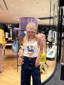 ヒステリックグラマー TYPICAL HYSTERIC柄 オーバーサイズビーニー 中古・古着通販】Hysteric Glamour (ヒステリックグラマー