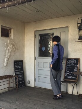 「エトセンス」｜「アイテム（その他シューズ）」を使った、Yさん（メンズ・167cm）の冬コーディネート