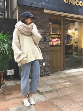 hamaさん（レディース・163cm）の冬コーディネート