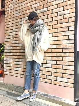 hamaさん（レディース・163cm）の冬コーディネート