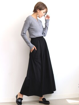 hamaさん（レディース・163cm）の秋コーディネート