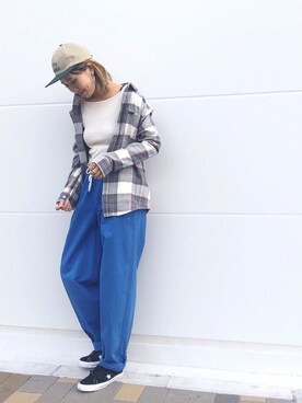 「THE QUIET LIFE（クワイエットライフ）のアイテム」を使った、hamaさん（レディース・163cm）の秋コーディネート