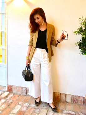 AICOさん（レディース・172cm）の春コーディネート