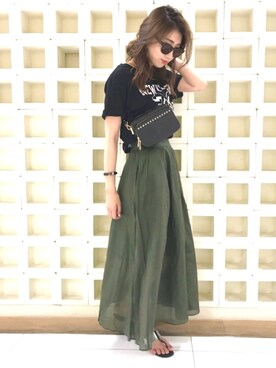 AICOさん（レディース・172cm）の夏コーディネート