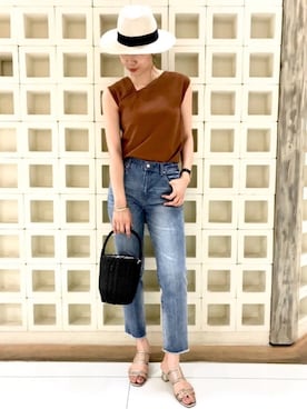 AICOさん（レディース・172cm）の夏コーディネート