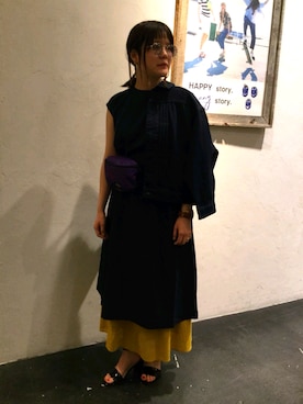 YayoiHimenoさん（レディース・157cm）の春コーディネート