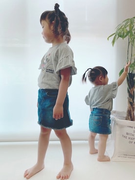 「babyGAP（babyGAP）のアイテム」を使った、COCORO♡◡̈⃝⋆*さん（キッズ・110cm）の春コーディネート
