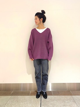 たぐまさやこさん（レディース・158cm）の冬コーディネート