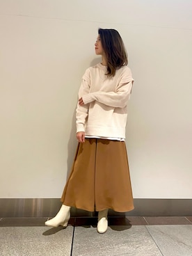 たぐまさやこさん(レディース・158cm)の冬コーディネート