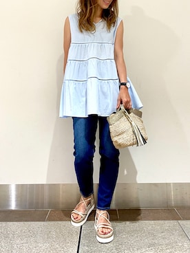 たぐまさやこさん（レディース・158cm）の夏コーディネート