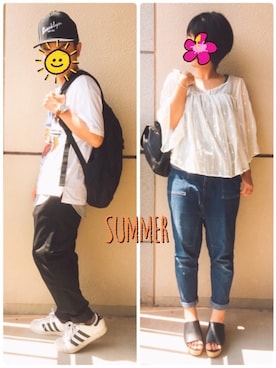 「titivate（ティティベイト）のアイテム」を使った、tommyさん（メンズ・159cm）の夏コーディネート
