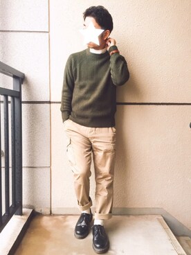 「BEAMS（ビームス）のアイテム（アナログ腕時計）」を使った、tommyさん（メンズ・159cm）の秋コーディネート