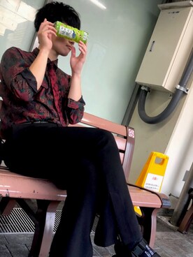 「アイテム（フォーマルスーツ/小物）」を使った、かえでさん（メンズ・175cm・10代）の秋コーディネート