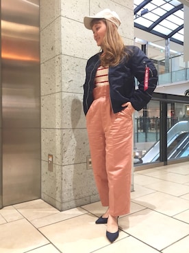 Misa Hashimotoさん（レディース・153cm）の冬コーディネート