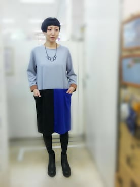 「Rccat（アールシーキャット）のアイテム（シューズ）」を使った、紅い実穂波店 Rccatさん（レディース・158cm）の春コーディネート