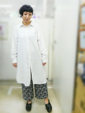 「Rccat（アールシーキャット）のアイテム（シューズ）」を使った、紅い実穂波店 Rccatさん（レディース・158cm）の春コーディネート