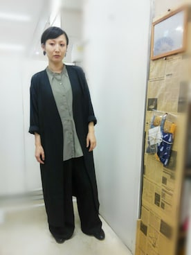 「Rccat（アールシーキャット）のアイテム（ジャケット/アウター）」を使った、紅い実穂波店 Rccatさん（レディース・158cm）の秋コーディネート