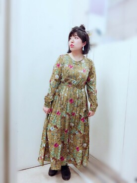 「Rccat（アールシーキャット）のアイテム」を使った、紅い実穂波店 Rccatさん（レディース・153cm）の冬コーディネート