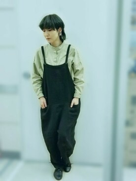 「Rccat（アールシーキャット）のアイテム」を使った、紅い実穂波店 Rccatさん（レディース・158cm）の春コーディネート