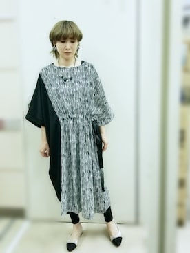 「Rccat（アールシーキャット）のアイテム（シューズ）」を使った、紅い実穂波店 Rccatさん（レディース・158cm）の春コーディネート