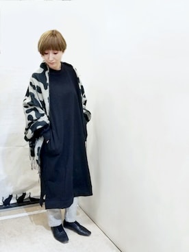 「Rccat（アールシーキャット）のアイテム（シューズ）」を使った、紅い実穂波店 Rccatさん（レディース・158cm）の秋コーディネート