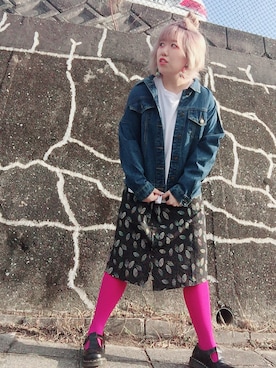 「Rccat（アールシーキャット）のアイテム（ジャケット/アウター）」を使った、紅い実穂波店 Rccatさん（レディース・153cm）の冬コーディネート
