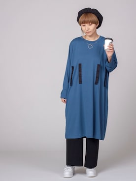 「Rccat（アールシーキャット）のアイテム（シューズ）」を使った、紅い実穂波店 Rccatさん（レディース・158cm）の冬コーディネート