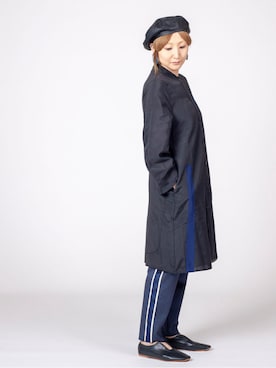 「Rccat（アールシーキャット）のアイテム（シューズ）」を使った、紅い実穂波店 Rccatさん（レディース・158cm）の冬コーディネート