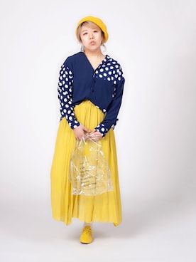 「Rccat（アールシーキャット）のアイテム（シューズ）」を使った、紅い実穂波店 Rccatさん（レディース・153cm）の春コーディネート