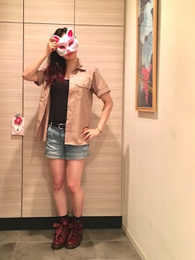 「MULLER（ミューラー）のアイテム」を使った、彩さん（レディース・167cm）の夏コーディネート
