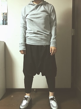 「BOYCOTT（ボイコット）のアイテム（トップス）」を使った、みひとさん（レディース・157cm）の秋コーディネート