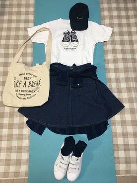 M✡｡:*さん（レディース・158cm）の夏コーディネート