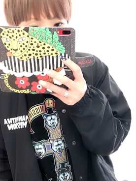 「LIVEコーデ」｜「アイテム（ジャケット/アウター）」を使った、えどぅさん（レディース・162cm）の春コーディネート