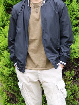 「SAAD（サード）のアイテム（アクセサリー）」を使った、Nasuさん（メンズ・174cm）の春コーディネート