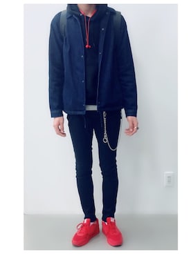 「osharewalker（オシャレウォーカー）のアイテム（バッグ）」を使った、kouさん（メンズ・183cm）の春コーディネート