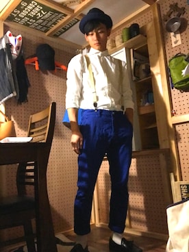 「TIGRE BROCANTE（ティグルブロカンテ）のアイテム（帽子）」を使った、デンドロカカリアさん（メンズ・168cm）の春コーディネート