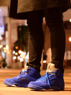 「airjordan5」｜かっきーさん（メンズ・170cm）の冬コーディネート